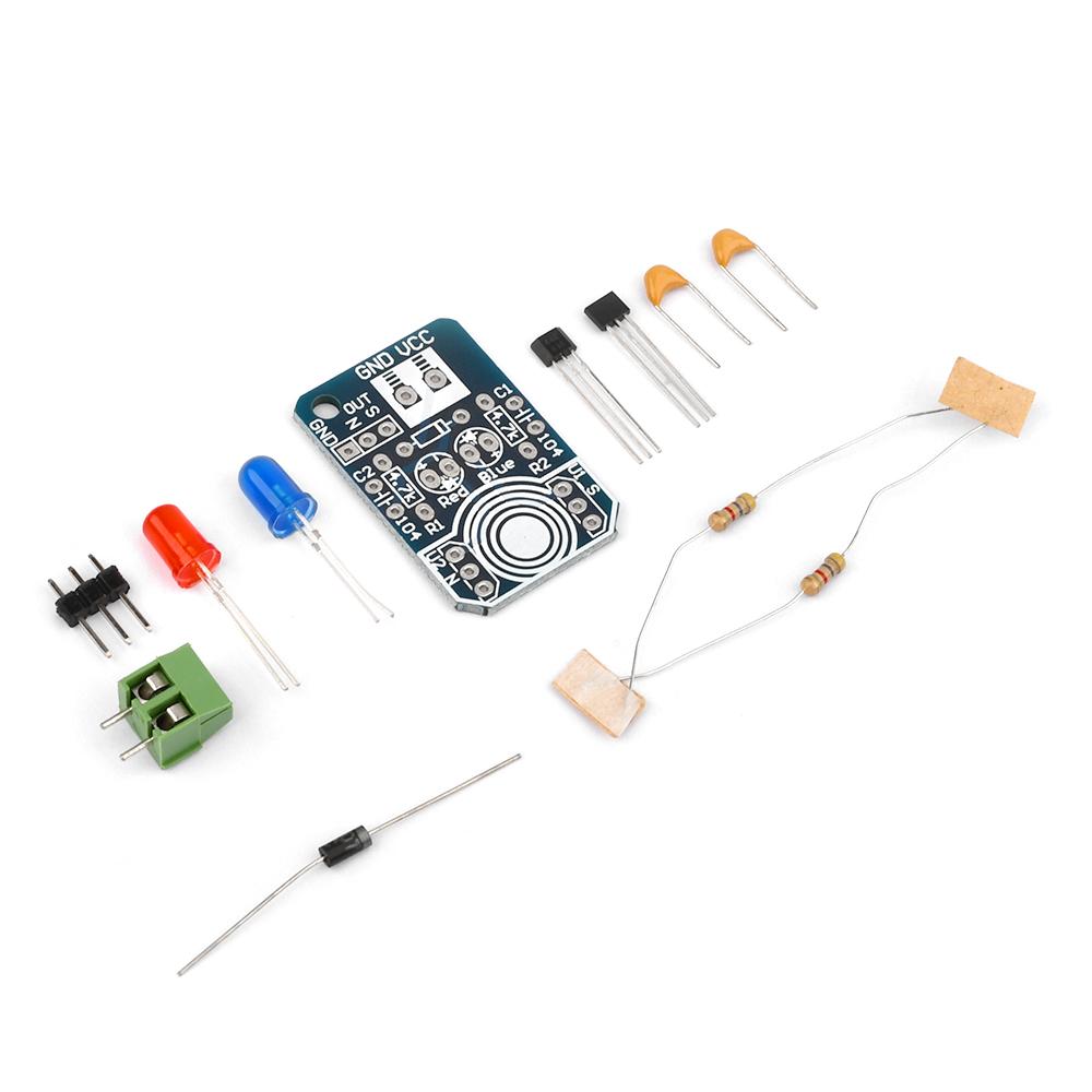 

Hall Magnetic Induction Sensor Magnetic Detection Pole Resolver North and South Detection Module DIY Learning Kit