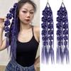Colorful Twist Braid Bulk Lantern Braid Braided Ponytails Natural Bubble Jumbo Braid  Daily