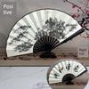 Silk Cloth Fans, Blank Folding Fans, , Custom Drawing and Calligraphy Fans, Men's Chinese Style, Ancient Style, Advertising, Calligraphy Fan, White