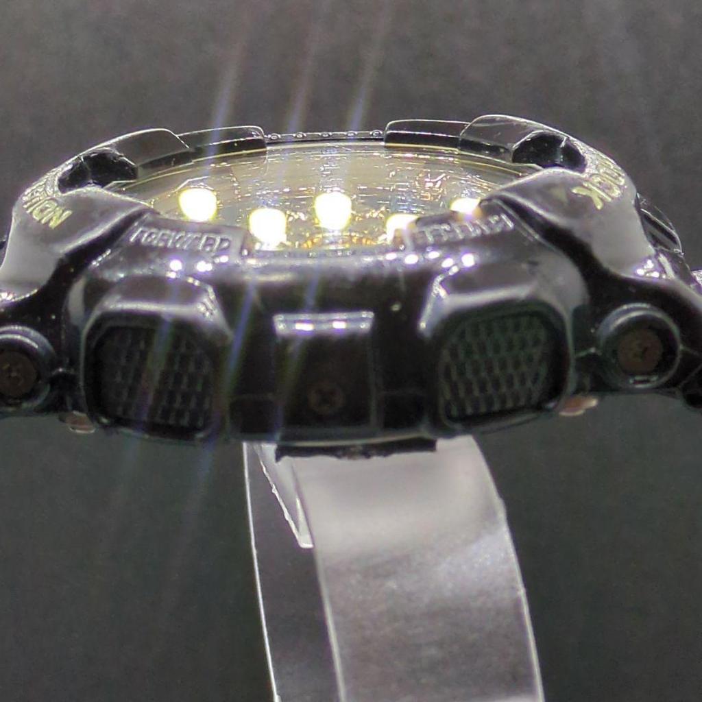 Used Working Casio G-SHOCK GD-100GB Black x Gold Men's Watch