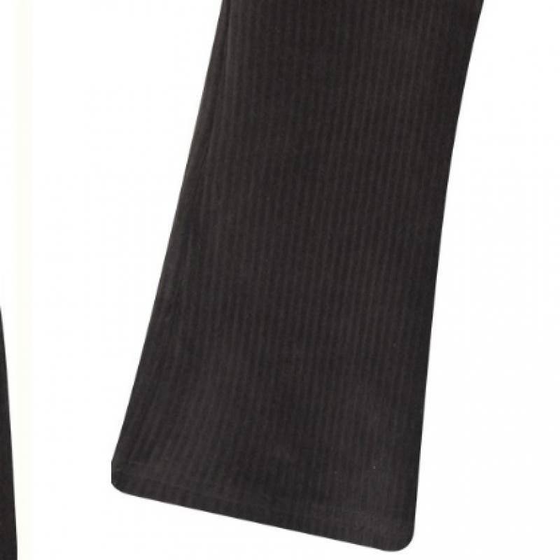  Olivan  Velour Point Label Pants  Charcoal 