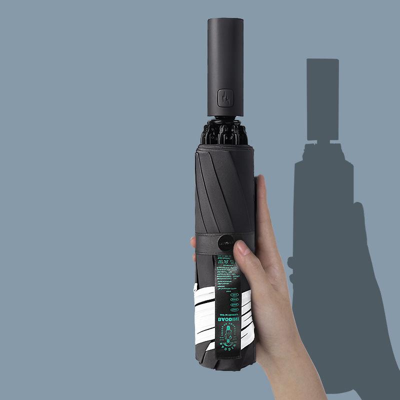 New Umbrella Automatic Anti-rebound Umbrella Umbrella Three-fold Folding Umbrella Primary School Student Umbrella Umbrella Umbrella Umbrella