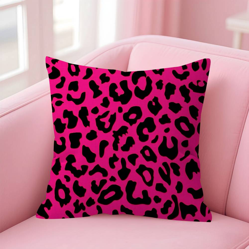 Fashion Leopard Personalized Pillow Dust Cover Bedroom Kids Party Decoration Pillowcase Birthday Children Gift