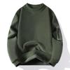 Fengxiao Men's Plush Thickened Pullover Sweatshirt