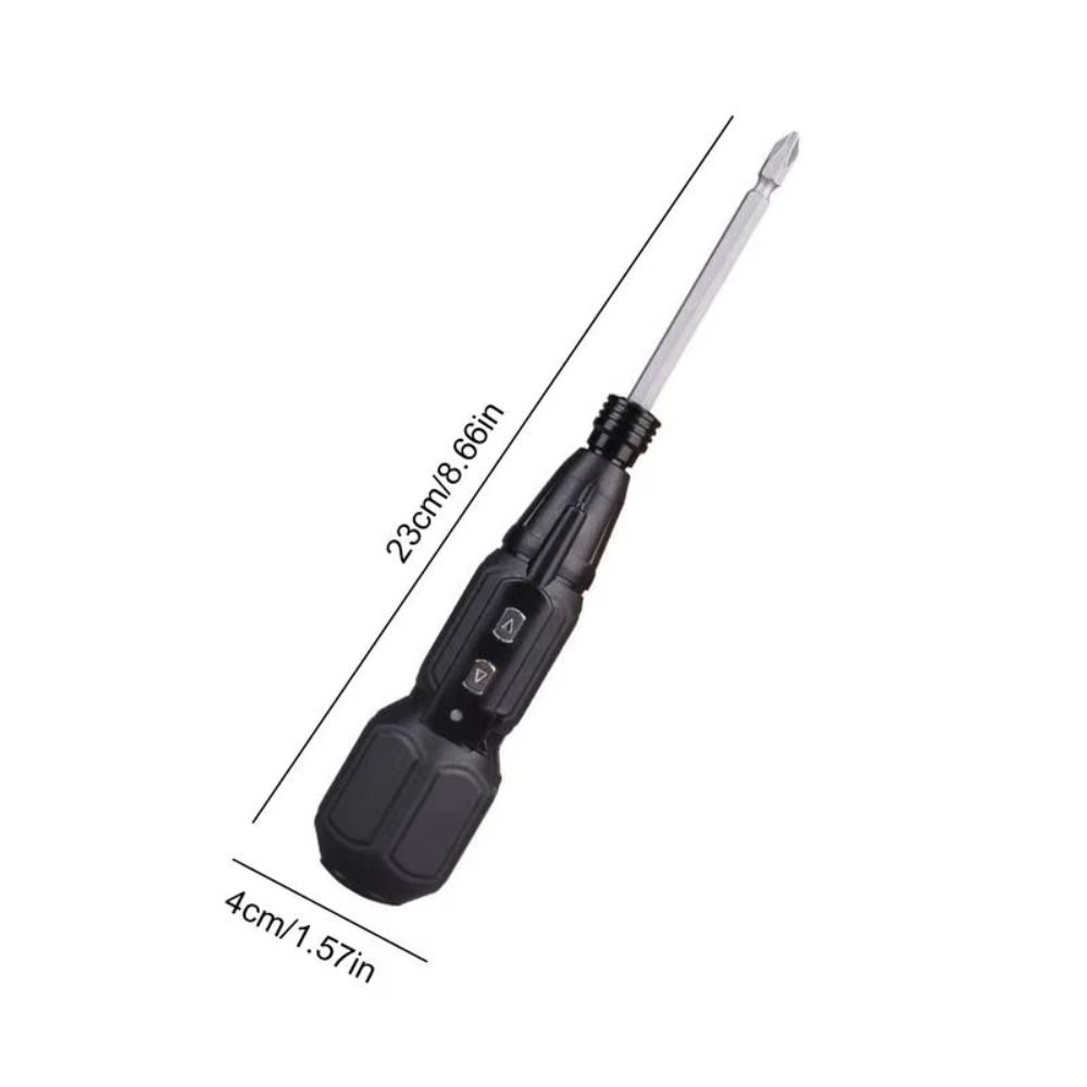 Chrome Vanadium Steel Cordless Screwdriver LED Lights Power Screw Driver  Tool Kit