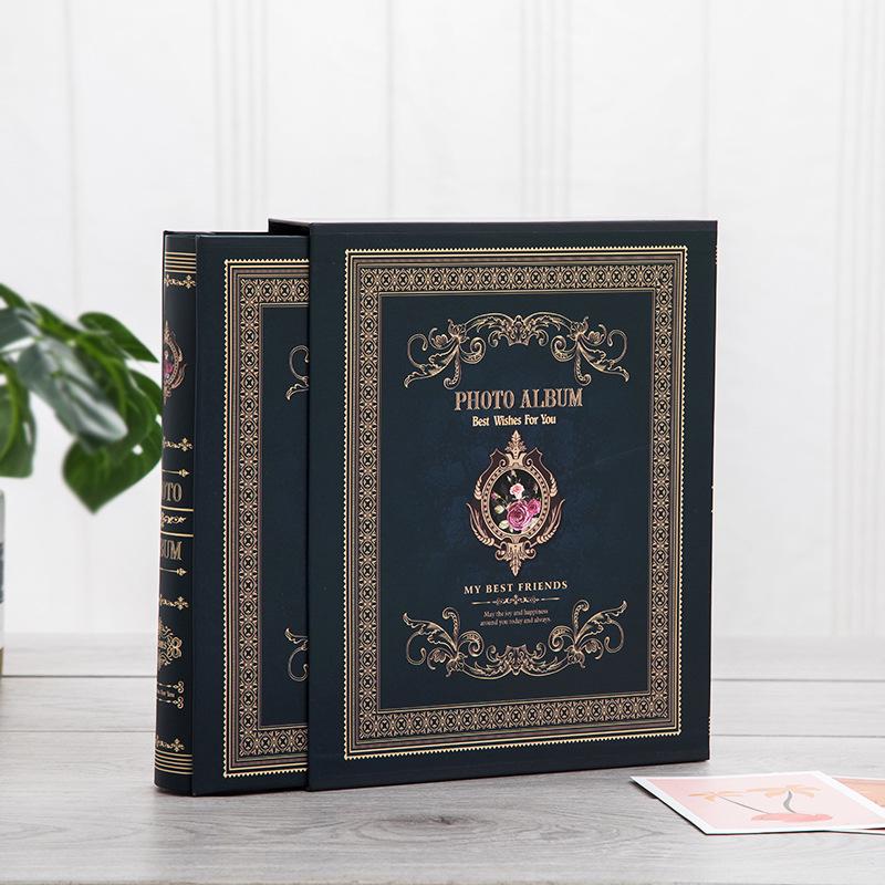 8-Inch 100-Page Laminated Photo Album with Boxed Insert for Children/Home