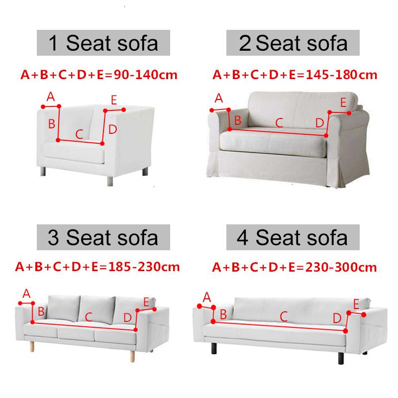 1/2/3/4 Seat Velvet Fabric Sofa Cover Elastic Sectional Couch Cover L Shape Sofa Case Armchair Sofa Case For Living Room Home