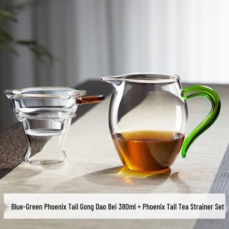 Star-marked 2025 High-end Glass Fair Cup with Integrated Strainer