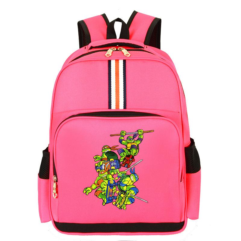 Hot Sale Teenage Mutant Ninja Turtles Cartoon Printed Backpack Elementary and Secondary School Students Outdoor Leisure Large Capacity