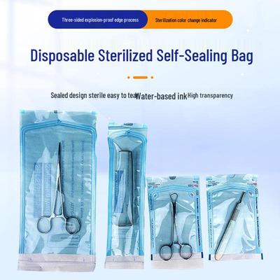 High-Temp High-Pressure Disposable Dental Sterilization Paper-Plastic Bags for Nail Art