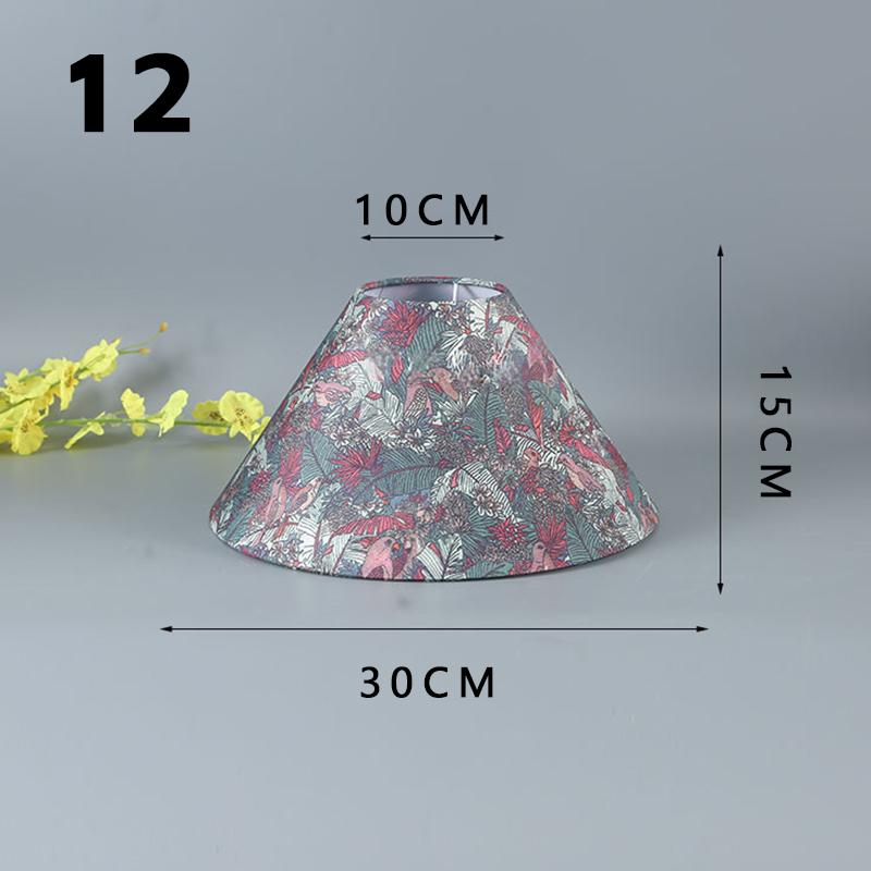 New Chinese Style Living Room Floor Lamp Shade DIY Replacement Lamp Cover E27 Fabric Home Decor Tabletop Lampshade