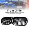 Double Slat Black Front Kidney Grill Grille Fit BMW IX3 G08 LCI 2022-2024
