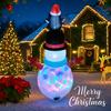 4.92FT Inflatable Toy Snowman Penguins Xmas Decoration for Yard LED Lights Christmas Supplies Home Decor Ornaments Holiday Gifts