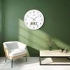 Timess LCD Perpetual Calendar Silent Round Wall Clock