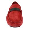 Salvatore Ferragamo Switch Suede Drivers Red