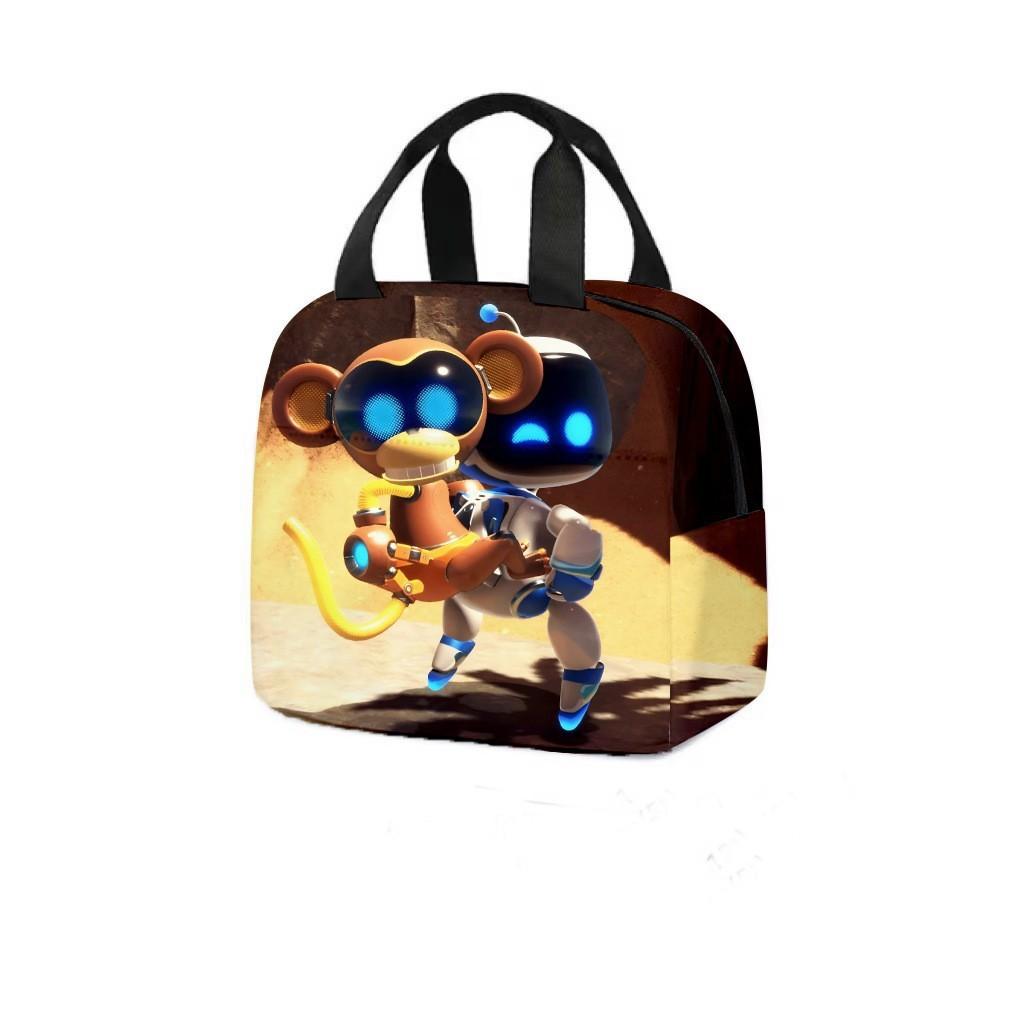 3d Universe Robot Astro Bot Handbag Insulated Bag Cooler Capacity Bags Lunch