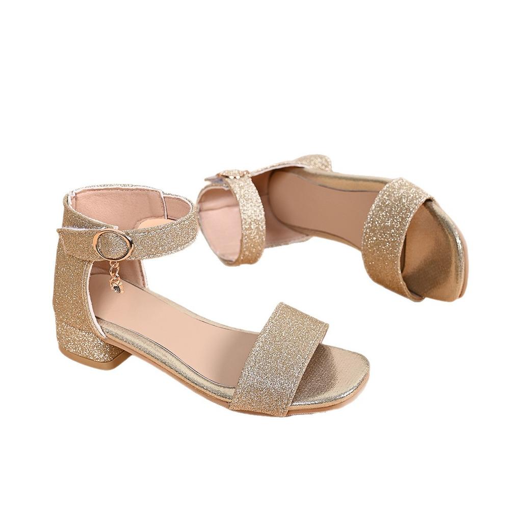 Neue Stil Mädchen High-Heel Sandalen, Mädchen Weichsohlige Anti-Rutsch Kinderschuhe