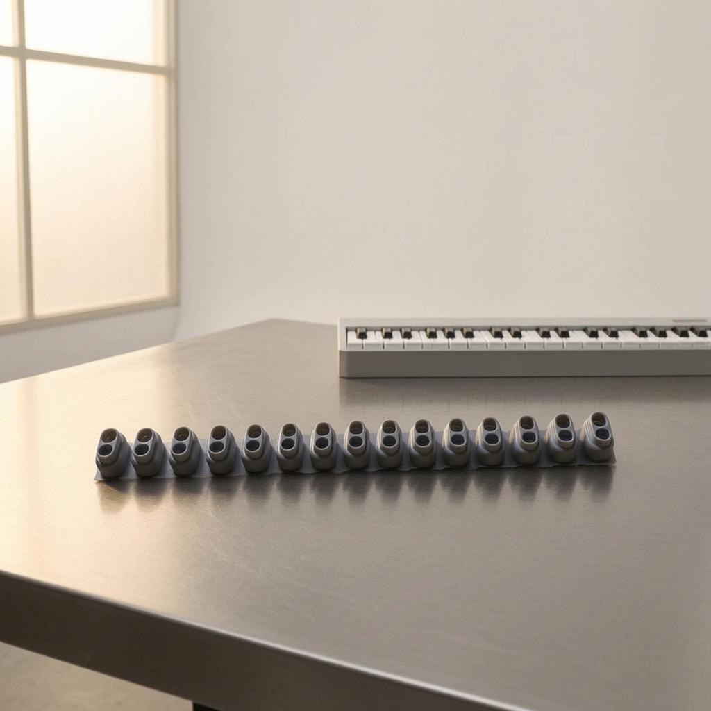 Key Touch-Point Pad Strip Wide Compatibility Conductive Rubber Strip Keyboard Rubber Pad Row Of Pads