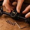 Axial SCX24 Brass Axle Cover Sturdy for Trail Runs, Display Builds
