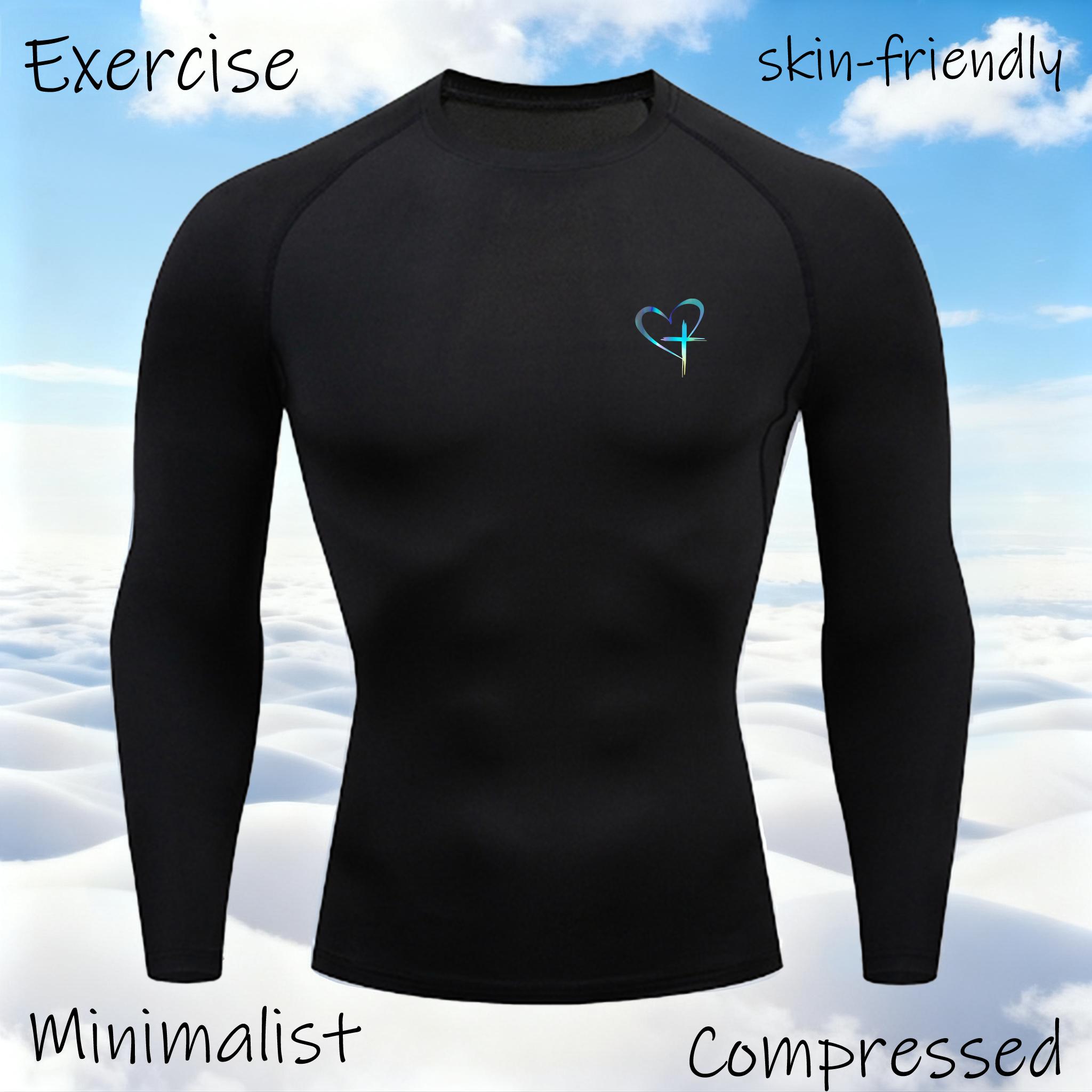 Compression T Shirt Men Summer Sport Swear Running T-shirt Elastic Quick Dry Sport Tops Tee Athletic Gym Workout Shirts Men S