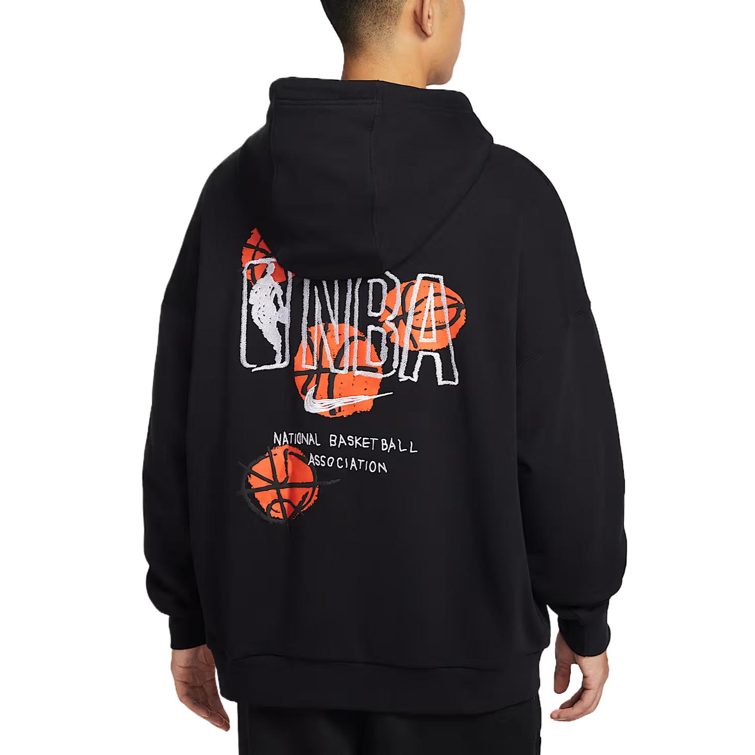 Nike Club Sweatshirts Men`s Black/Fresh Orange