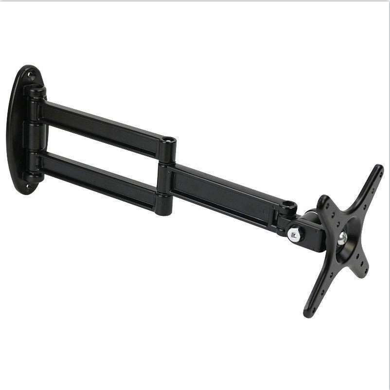 Universal Adjustable LCD Monitor & TV Wall Mount with Retractable, Rotating Arm