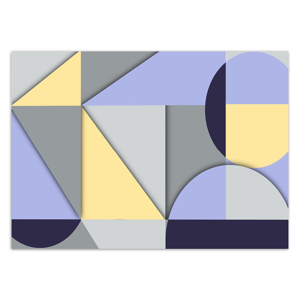 Tapet Geometriska former abstraktion