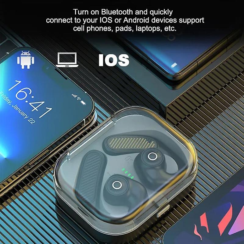 K23 Open Ear Headphone Wireless Air Bone Conduction Earphones TWS Bluetooth 5.3 Ear Clip Earbuds