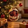Holiday Gift for Dragon Lovers Baby And Egg Christmas Ornament 2D Flat Acrylic Tree Hanging Creative Decor Decoration Fantasy Pendant Xmas