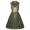 German Beer Dress Bavarian Traditional Clothing Oktoberfest Work Dress Dirndl for Women