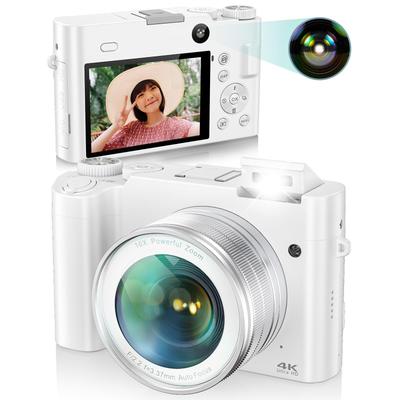 4K Digital 64 4K Makro 16x Digital Groß Ersatz HDMI Schule Enthält 32 GB Speicher Weiß Kamera, Megapixel, Auflösung, Autofokus, Fotografie, Zoom,