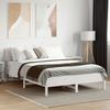 VidaXL Bed Frames Without Mattress White 140x200 Cm Solid Pine Wood, Bed, Bedroom Furniture, Wooden Bed, Bed 3328233