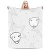 Cute GANADIs Blanket Quality Soft Warm  Throw Blanket Winter Girls Boys Couch Chair Sofa Bed Comfortable Bedspread