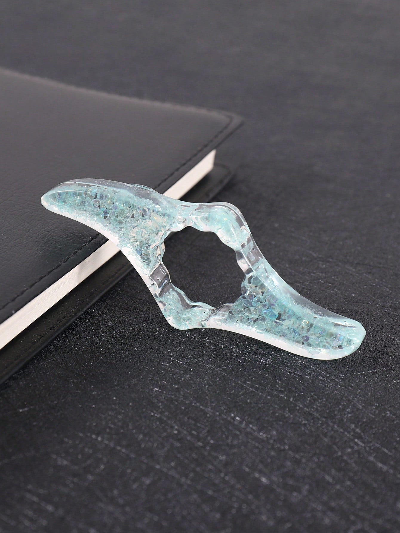 

1pc Clear Book Page Holder, Simple Portable Thumb Book Page Holder For Student Reading Book Back To School прозрачный