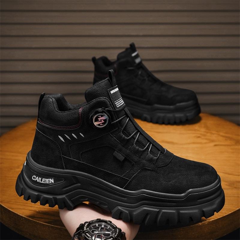 New Fashion New Men's Fashion Casual High Top Sports Shoes Students  Comfortable Sneakers Boys Male Classic Breathable Martin