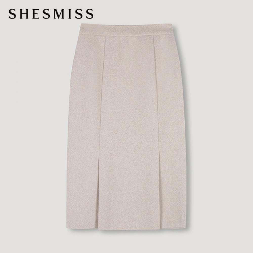 

She S miSS Slit Hem Skirt SwhSkn41700 Ot oatmeal/77
