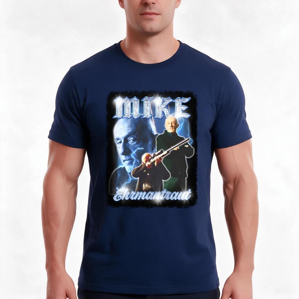 Better Call Saul Mike Ehrunisextraut Tshirt Summer Casual Cotton Tee Oversized Streetwear Tops Vintage Graphic Print