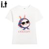 CHOCOOLATEit Cartoon Rabbit Print Slim-Fit T-Shirt