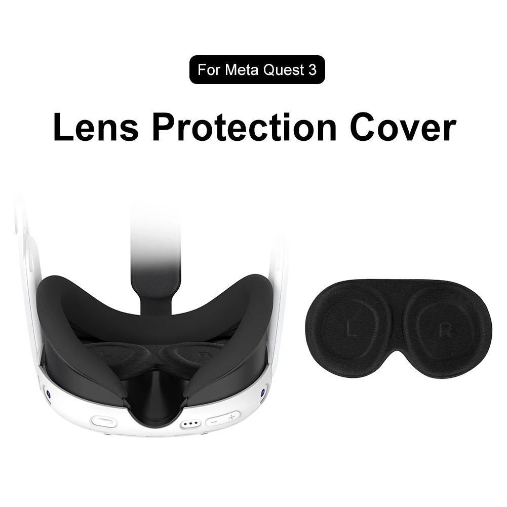 For Meta Quest 3 Accessories Silicone Protective Cover Shell Case VR Headset Head Face Cover Eye Pad VR Bag For Oculus Quest 3