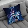 Genshin LLauma Impact  Print Pattern Sofa Cushion Cover Pillowcase Home Party Car Bedding