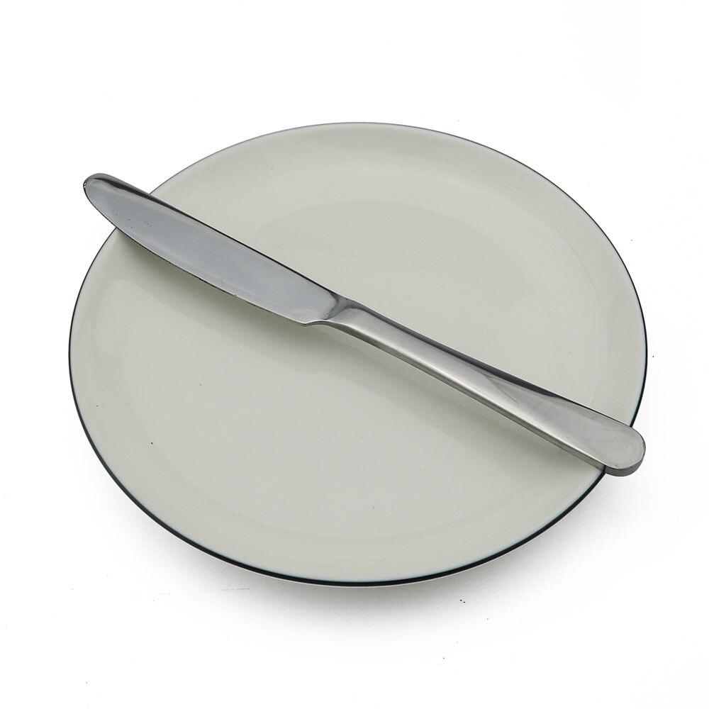 1-Piece Luxury Dinner Knife Rainbow Dinnerware Set Stainless Steel Flatware Knife Set Tableware Cutlery Steak Knives Set