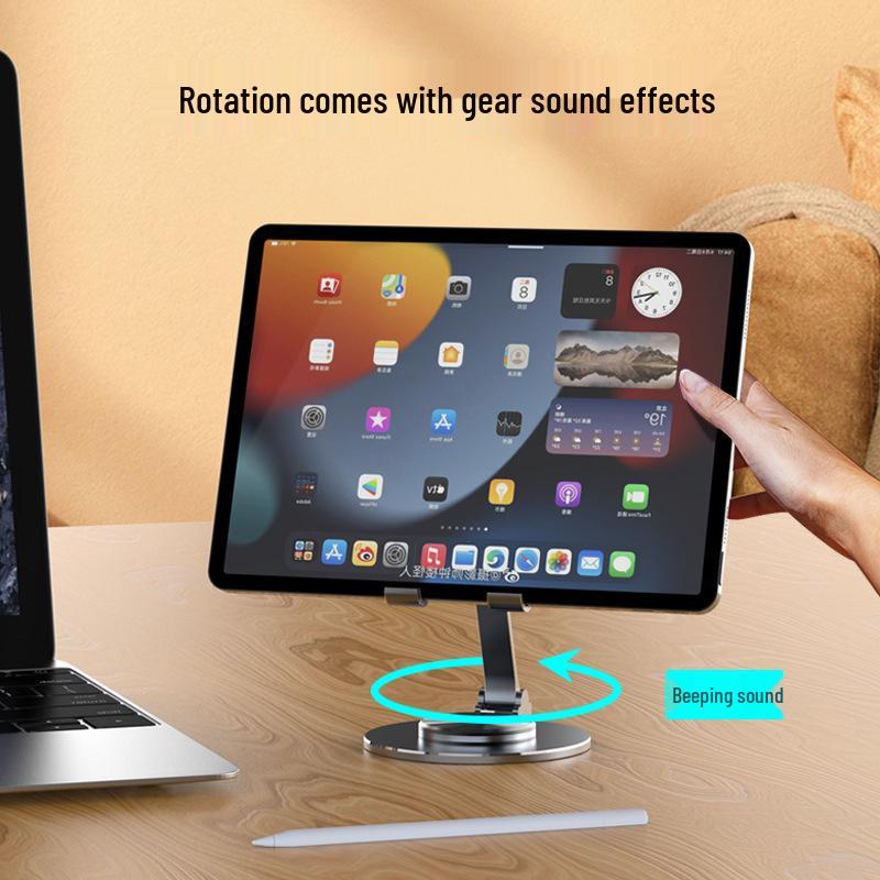 Rotatable Aluminum Alloy Phone and Tablet Stand for Watching or Streaming
