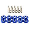 10pcs aluminum alloy countersunk washer M6 colourful Anodized Countersunk Head Bolt Washers Gasket