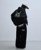 Lujeoseukeulleob Star Stud Wide Fleece Sweatpants Black