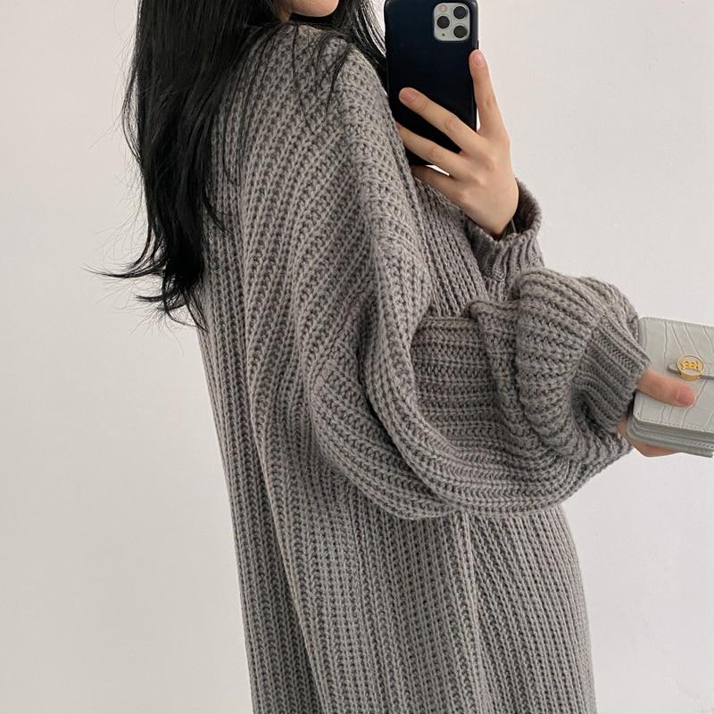 oversized knit jacket