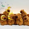 Plush Capybara Bee Toy Cartoon Stuffed Doll Living Room Decoration Gift Kids