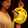 DIY Craft Kit Handheld Rabbit  Lantern Transparent Light-Up Bunny Lantern  Hanfu Accessories