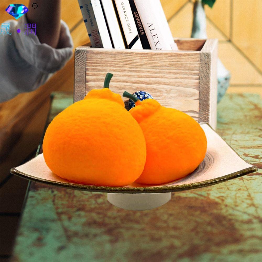 

Tangerine Shape Slow Rebound Toy Slow Rising Stress Relief Toy Party Favors