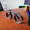 1PC Black Abstract Metal Bicycle Craft Decoration, Metal Bicycle Decoration, Metal Bicycle Handicraft Ornament, Tabletop Ornament