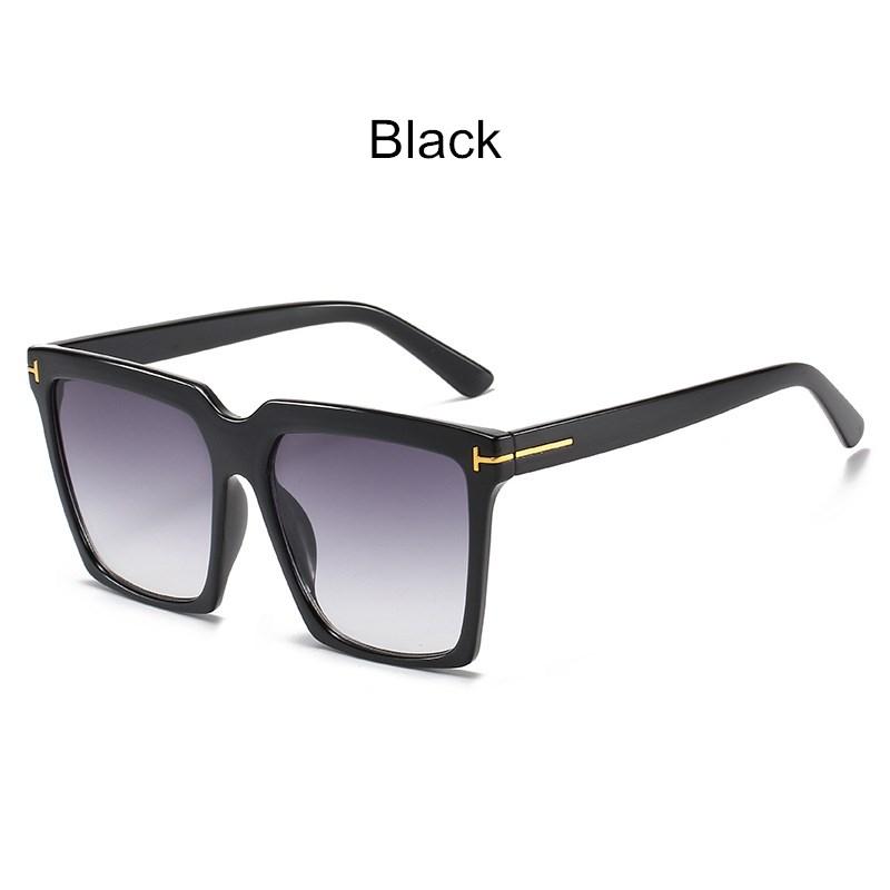 Ретро Квадратные Женские Мужские Классические Солнцезащитные Очки Оверсайз Пластиковая Рама Модный Дизайн Бренда Роскошные Солнцезащитные Очки Унисекс Очки UV400